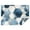 Blue White Gold, variant on White Gold Leaf Hexagon Marble Pattern Rectangle Tablecloth 60"x84",Waterproof Polyester Rectangle Table Cloth, Wipeable Spillproof Polyester Tablecloth for Dining, Camping, Indoor and Outdoor