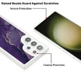 thumbnail image 3 of Marble Pattern for Samsung Galaxy S23 Ultra Back Case, Luxury Shockproof Durable Anti-scratch Ultra Slim Lightweight TPU + PC Clear Anti-yellow Soft Phone Case Cover for Samsung Galaxy S23 Ultra, M, 3 of 11