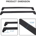 thumbnail image 3 of NIXFACE Lockable Roof Rack Cross Bar Fit for Land Rover Defender 90 110 2020-2023 Adjustable Black Crossbars, 3 of 5