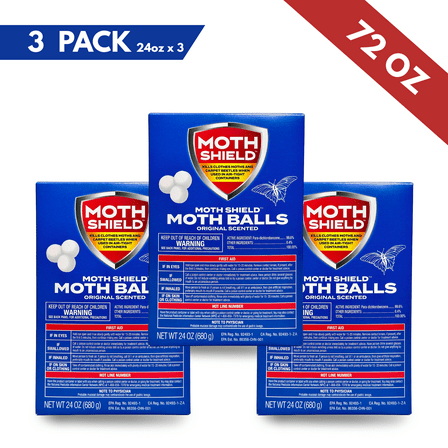 Moth Shield Moth Balls 24 oz., 3 pk., Original Scented