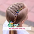 thumbnail image 6 of Hair Elastic Ties - Style 9 - 10 / Pack Girl Colorful Fashion Disposable Rubber Band Elastic Hair Band, 1 Bag of Elastic Hair Ties (1000 Pieces), Easter, Wedding Makeup Organizers, 6 of 9
