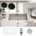 thumbnail image 1 of Undermount Sink， Single Bowl Kitchen Sink Undermount Stainless Steel Kitchen Sink  Bar or Prep Kitchen Sink, 1 of 6