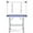 Blue 36"Lx24", variant on Pefilos 42" Dog Pet Grooming Table for Large Medium Dogs and Cat Professional Portable Trimming Table with Arm/Noose/Mesh Tray, Blue
