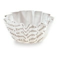thumbnail image 3 of Panificio 0.4 oz Round Newsprint Paper Mini Baking Cup - Flared - 2" x 2" x 1/2" - 200 count box, 3 of 4