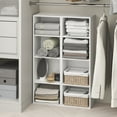 thumbnail image 3 of Furinno PASIR 8-Tier Closet Organizer AdJUSTable Open Shelf 12-Inch White, 3 of 9