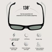 Polarized Sunglasses for Outdoor Adventures Lightweight Foldable Design with Auto-Tinting Technology for Adults