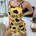thumbnail image 1 of Conjunto de pijama Sexy de 2 piezas para mujer, conjunto de pijama con escote en V profundo, conjunto de pantalones cortos, traje de Pijama de encaje, ropa de dormir para mujer, traje de pijama Sexy xuanjing  unisex, 1 of 2