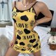 thumbnail image 1 of Conjunto de pijama Sexy de 2 piezas para mujer, conjunto de pijama con escote en V profundo, conjunto de pantalones cortos, traje de Pijama de encaje, ropa de dormir para mujer, traje de pijama Sexy xuanjing  unisex, 1 of 2
