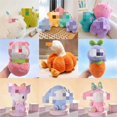 thumbnail image 1 of Fabricante RTS 60 estilo Anime elefante oso conejo animal peluche almohada suave ponderado juguetes de peluche animal de peluche, 1 of 4