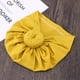 thumbnail image 3 of EeaseMX Turbante infantil con nudo, diademas para bebé, gorro bohemio con nudo para la cabeza (amarillo), 3 of 7