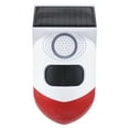 thumbnail image 2 of Cymbal Solar Motion Sensor Alarm Outdoor Alarm 120dB Loud Siren LED Strobe Lights Sound Security Alarm Adjustable Sensing Distance IP65 Waterproof Motion Detector Siren, 2 of 7