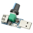 thumbnail image 5 of 3 Piezas 5W Ventilador USB Velocidad de Volumen de Aire MóDulo Regulador Continuo Controlador de Velocidad USB CC 5V Entrada Macho USB CC 4-12V a 2,5-8V, 5 of 5