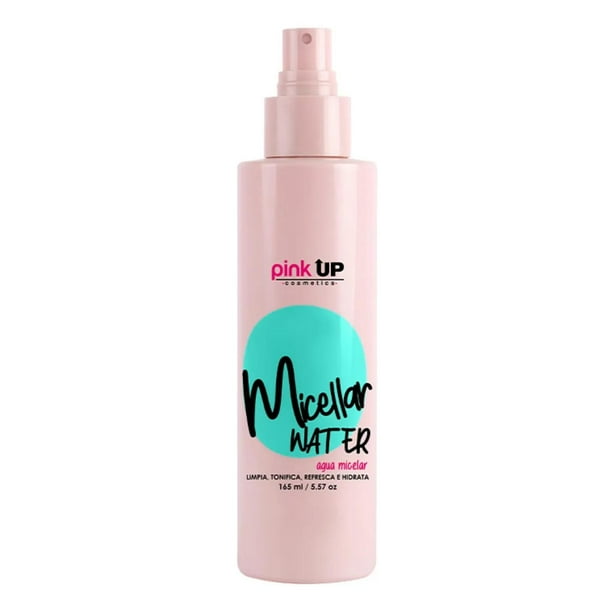 Agua Micelar 165 ml Pink Up Limpia Tonifica Refresca E Hidrata Piel