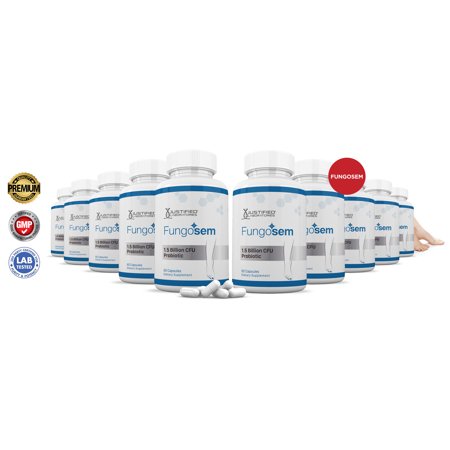 (10 Pack) Fungosem Hack 1.5 Billion CFU Probiotic Nail Support 600 Capsules
