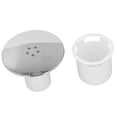 thumbnail image 1 of Shower Plug Hole Cover Easy Maintenance Chromate Shower Drain Cover Prevent Hair Clogging Fast Simple Installation with White Dip Cup for Bathroom ANGGREK Otros, 1 of 8