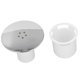 thumbnail image 1 of Shower Plug Hole Cover Easy Maintenance Chromate Shower Drain Cover Prevent Hair Clogging Fast Simple Installation with White Dip Cup for Bathroom ANGGREK Otros, 1 of 8