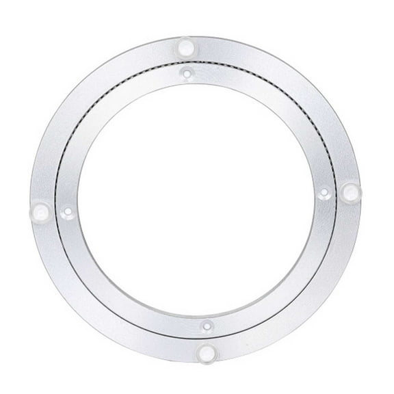 Rotating Aluminium Metal Round Circular Turntable Bearing,Large Metal Smooth Rotating Turntable Bearing Base,Swivel Base Stand Plate For Dining Table, Cabinet, Serving Tray