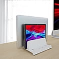 thumbnail image 2 of MesaSe Vertical Laptop Stand Laptop Stands and Holders for Desk Slot Laptop Computer Holder 3 In 1 Desktop Stand Compatible with Laptops Tablets and Phones dutiful, 2 of 7