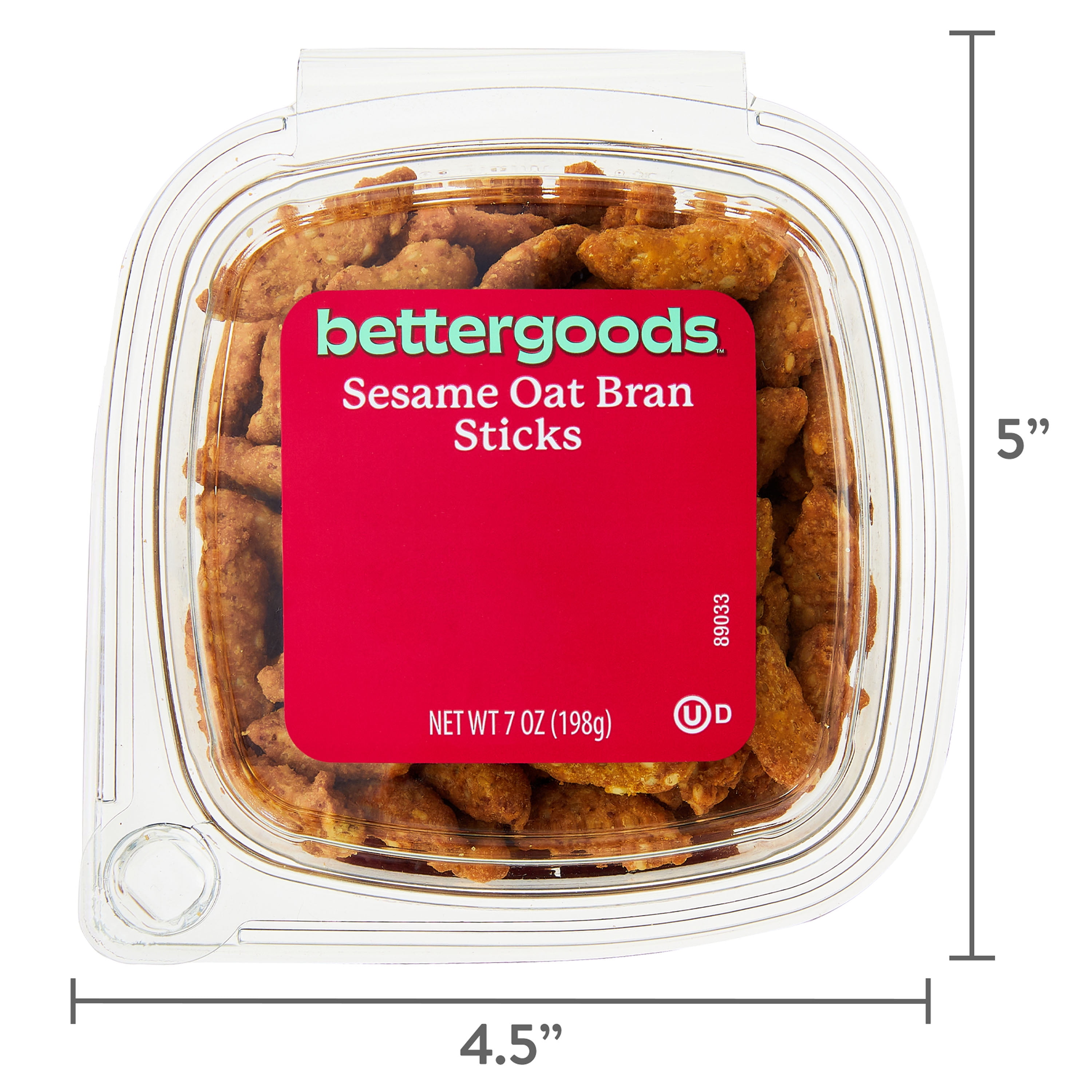 (3 pack) bettergoods Sesame Oat Bran Sticks, 7 oz