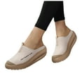 thumbnail image 7 of Mostsola Walking Shoes Women Platform Sandals Slip on Loafers Comfortable Slides, 7 of 7