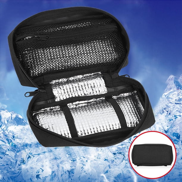 Estuche de Viaje con Enfriador de Insulina Bolsa de Viaje para Medicamentos con Aislamiento para Diabéticos para Pluma de Insulina y Suministro para Medicamentos para Diabéticos ANGGREK Otros
