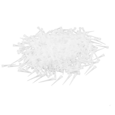 Laboratory Clear White 10UL Lab Liquid Pipette Pipettor Tips 1000 Pcs