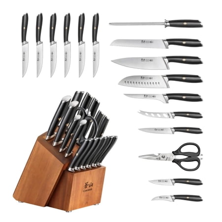 Cangshan L Series 17 Piece German Steel Forged Knife Set (Black)