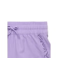 thumbnail image 2 of Wonder Nation Girls Crochet Trim Swim Shorts with UPF 50+, Sizes 4-18 & Plus, 2 of 3