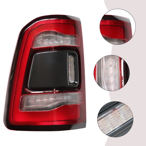 For 2019 2020 2021 2022 Dodge Ram 1500 LED Tail Lights Brake Lamps Driver Side Tail Lamps LED Rear Lamps (Left Tail Light)
