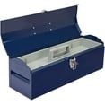thumbnail image 6 of HPDMC Metal Tool Box Set of 2 - 19" Heavy Duty Steel Toolbox with Metal Latch - Portable Hip Roof Style Mechanic Tool Boxes for Car, Truck, Tractor & Home - Blue, 6 of 6