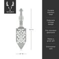 thumbnail image 4 of Viski Absinthe Stainless Steel Spoon Vintage Style Absinthe Dripper, Silver, 4 of 6