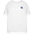 thumbnail image 2 of Women's Levelwear White New York Rangers Tulip Primary Logo T-Shirt, 2 of 3
