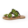 thumbnail image 2 of Ruyang Sandals for Women, Women's Summer Floral Resort Flat Beach Sandals Sandals Walking Sandals Women, 2 of 8