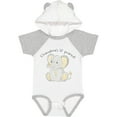 thumbnail image 3 of Inktastic Grandma's Lil' Peanut Polka Dot Elephant Boys or Girls Baby Bodysuit, 3 of 5