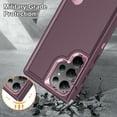 thumbnail image 6 of Allytech Rugged Case Compatible with Samsung Galaxy S22 Ultra with Hidden Kickstand, [Military Grade Drop Protection] Soft TPU Hard PC Bumper Non-Slip Shockproof Full Protective Case, Purple+Pink, 6 of 8