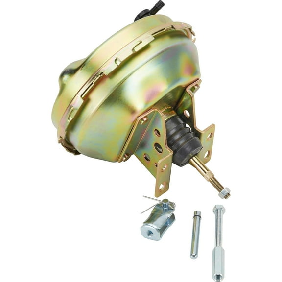 Right Stuff RPB9121 9 Inch Power Brake Booster, Gold Anodized
