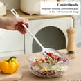 thumbnail image 6 of ReaNea Silver Cooking Spoon Set, Stainless Steel Kitchen Cooking Serving, Solid Spoon and Slotted Spoon Pack of 2, 6 of 7