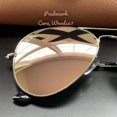 thumbnail image 3 of RB-Hip Hop-sunglasses Aviator Pink Flash Lenses RB3025 Silver Frame 58 / 62 Unisex New, 3 of 5