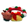 thumbnail image 2 of Bufanda de Navidad para mascotas, traje de vestir de Navidad, collar para perro, bufanda, collar de vacaciones para mascotas para uso diario Cosplay S y alce, 2 of 8