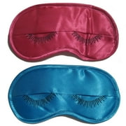 Satin Eye Mask with Embroidered Trim (96 Units Included)