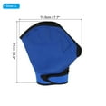 thumbnail image 2 of Uxcell Webbed Swim Gloves Swimming Resistance Training Gloves Webbed Paddle Aquatic Gloves Blue, L, 2 of 6