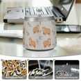 thumbnail image 6 of Yayeee Ashtray with Lid for Cigarette Smokeless Stainless Steel Home Ash Holder, Cartoon Bear, 6 of 7