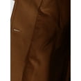thumbnail image 5 of INSPIRE CHIC Women's Peter Pan Collar Winter Outwear Trench Pea Coats S Dark Brown, 5 of 6