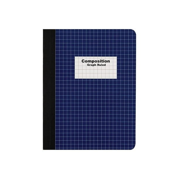 Staples graph composition book 9 75 x 7 5 graph paper notebook 