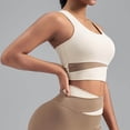 thumbnail image 4 of cocolona Womens Summer Workout Crop Tank Tops Outdoor Running Lightweight Shirts Sleeveless Crew Neck Patchwork Exercise Slim Fit Tees Basic Yoga Blouses, 4 of 4