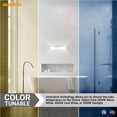 thumbnail image 5 of Sunlite LED Vanity Light Fixture, Color Temperature Selectable 3000K/ 4000K/ 5000K, Brushed Nickel, 5 of 7