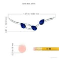 thumbnail image 4 of ANGARA Natural Pear-Shaped Sapphire Tree Branch Pendant in 14K White Gold for Women (Size-5x3mm) | September Birthstone, Birthday, Anniversary, Jewelry Gift for Women | Natural Blue Sapphire Necklace, 4 of 8