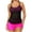 Hot Pink#3, variant on Homenesgenics Swimsuit Women Tummy Control Summer 2 Piece 2 Piece Tankini Swimsuits for Women with Shorts Athletic Swim Tank Top Bathing Suits Blue XXL