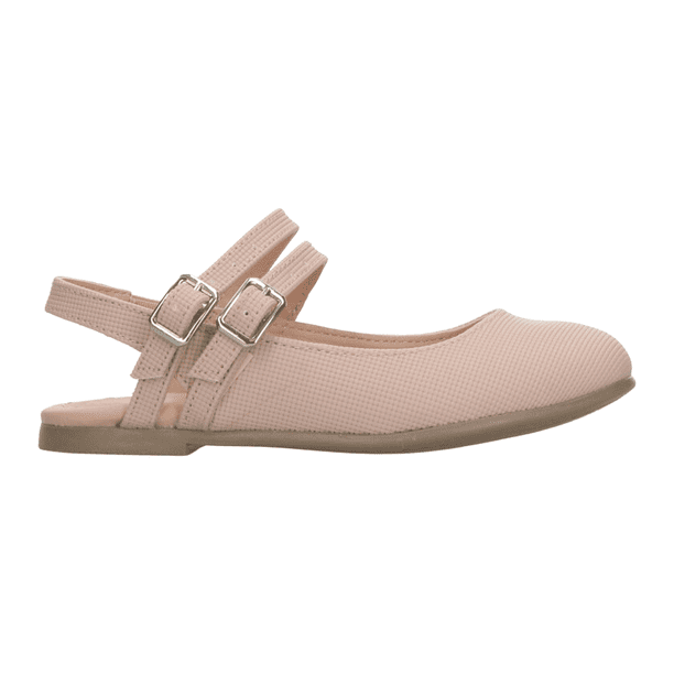 Flat Vavito Niña Rosa Hebilla Casual T22-27 rosa 24.5