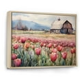 thumbnail image 2 of Designart "Beautiful Flowers" Tulips Floater Framed Canvas Prints, 2 of 5